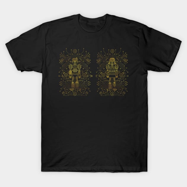 Lady and Gent Electro Love T-Shirt by maak and illy